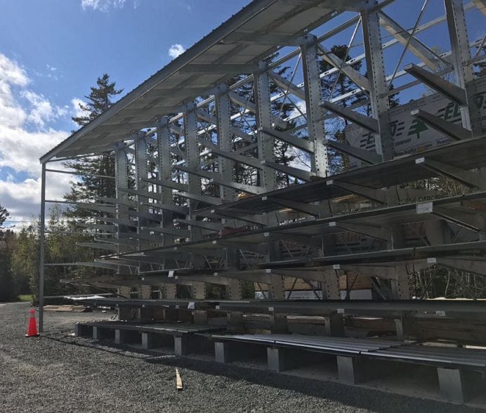 Industrial Outdoor Cantilever Racking