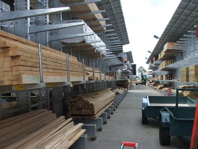 Industrial Outdoor Cantilever Racking