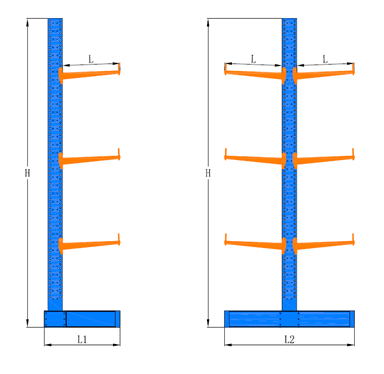 Heavy Duty Cantilever Rack