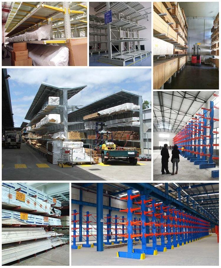 Heavy Duty Vertical Warehouse Storage Cantilever Rack