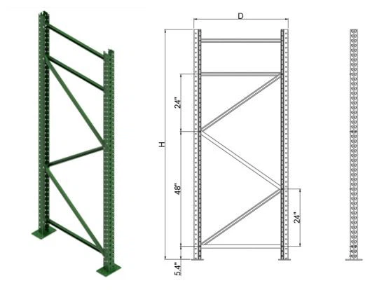 Teardrop Pallet Racking