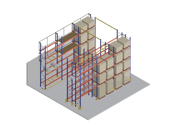 Teardrop Pallet Racking System